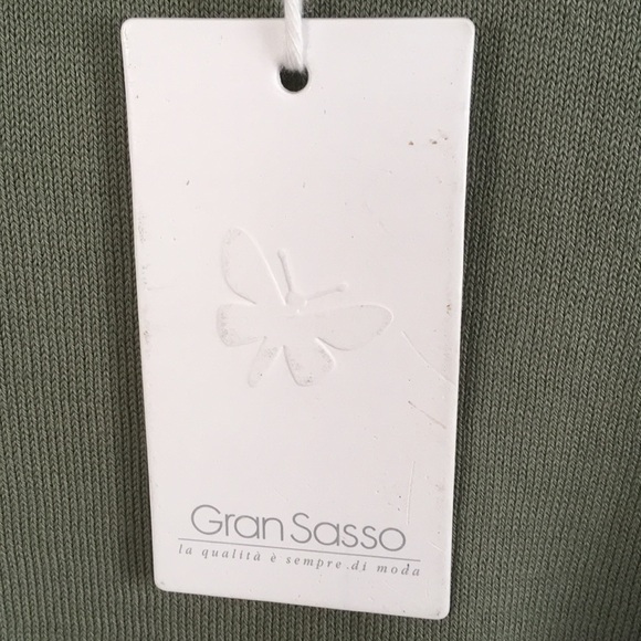 SOLD 🔥Gran Sasso Italy Cotton Crew Neck Sweater - Picture 2 of 6